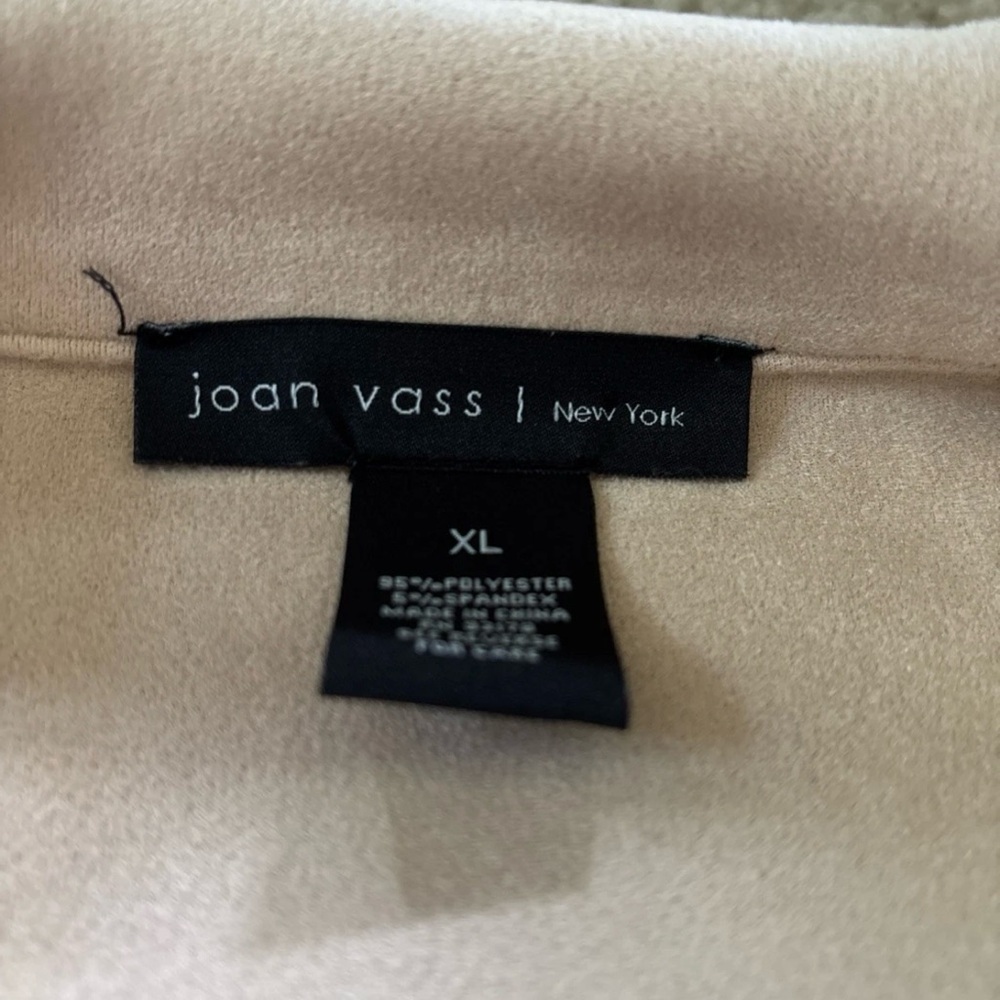 Joan Vass Beige Top XL